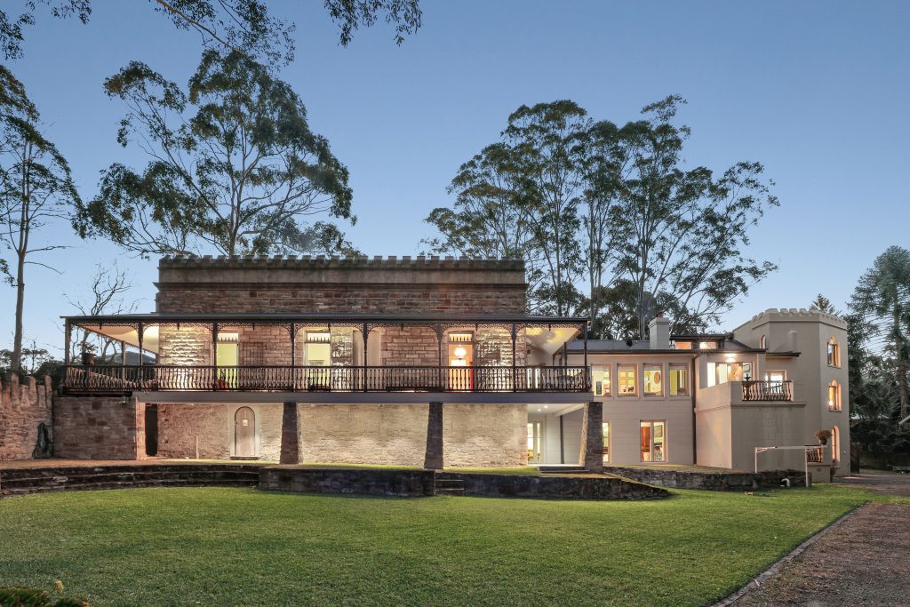 Bunda House - Australia Castellated House with Medieval Tower for sale