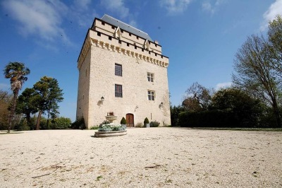 Condom 13th C Castle for sale fortified tower