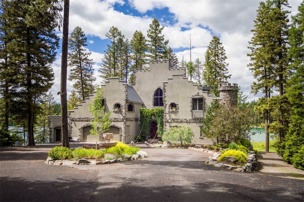 Montana USA Lakeside Castle for sale