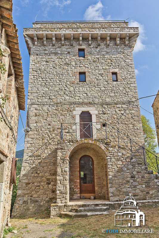 Todi Italy Stone Tower 1550 for sale