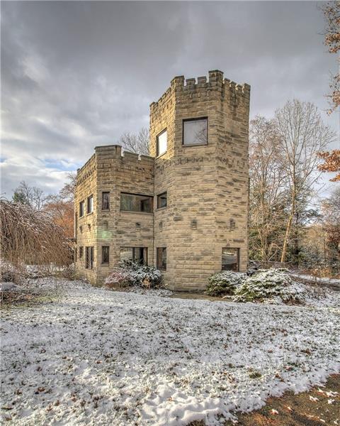 Wilmington PA USA Castle home with partial moat for sale