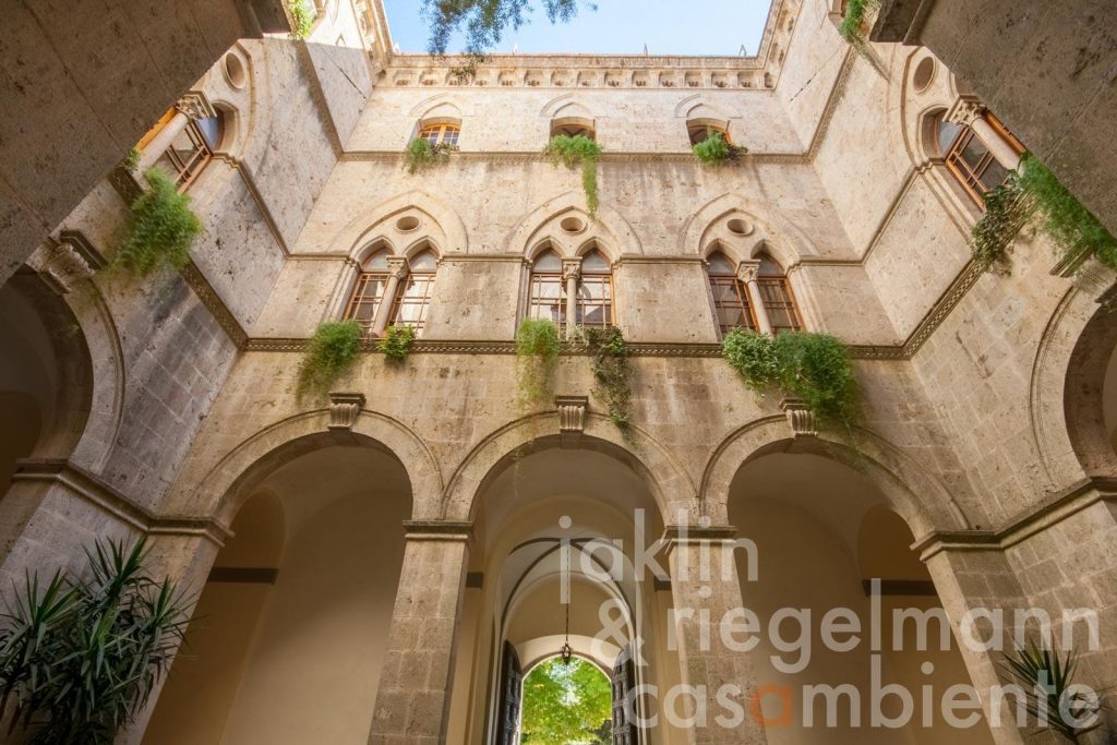 A Tuscan Crown: 1825’s Gothic Dream Castle Near Siena’s Golden Hills