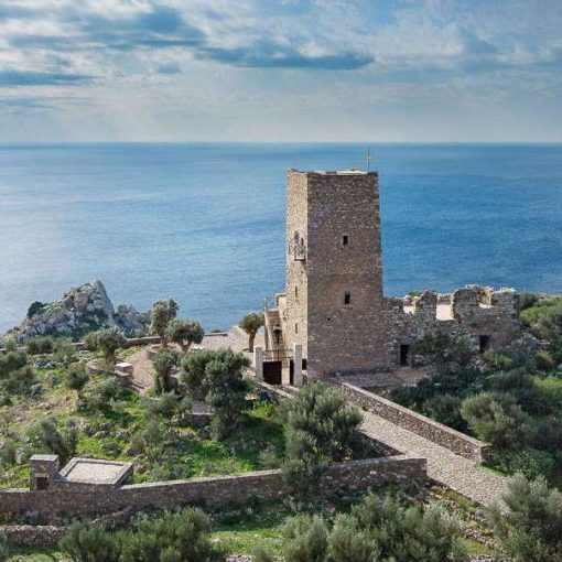 Greek Defensive Tower Tainaron Blue Retreat Mani Interview Thumbnail