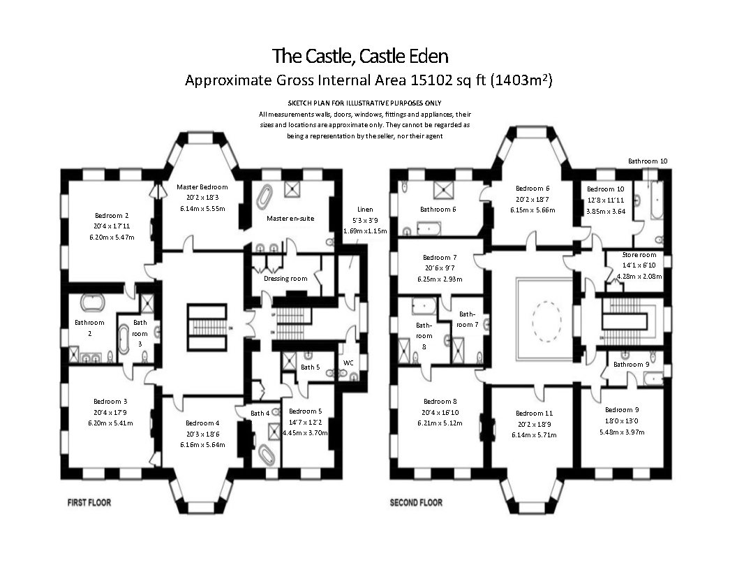 The Castle - Castle Eden England for sale floorplan 4