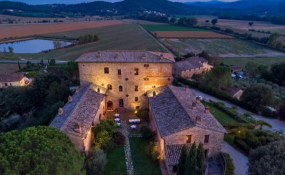 Magnificent Castle Complex for sale in Umbria Italy sml