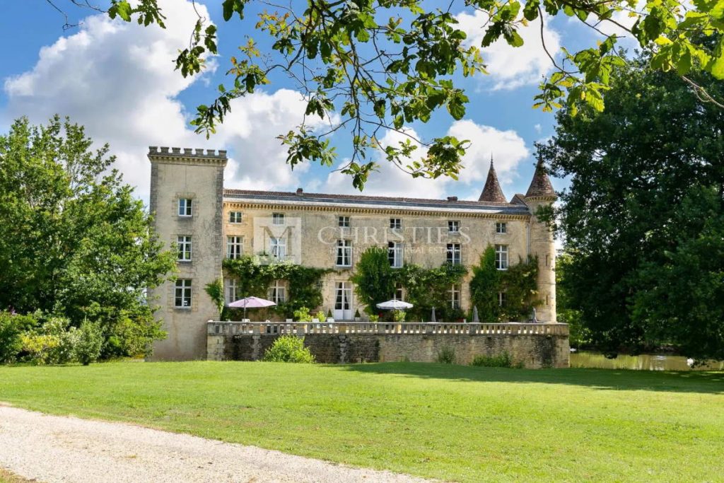 Moated Fairytale Castle for sale Gironde France MB 3