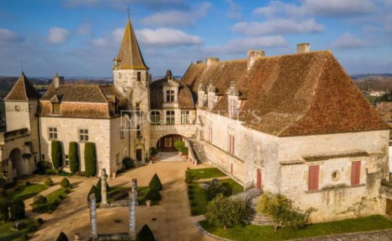 Spectacular 15th century village chateau for sale nr Bergerac MB sml
