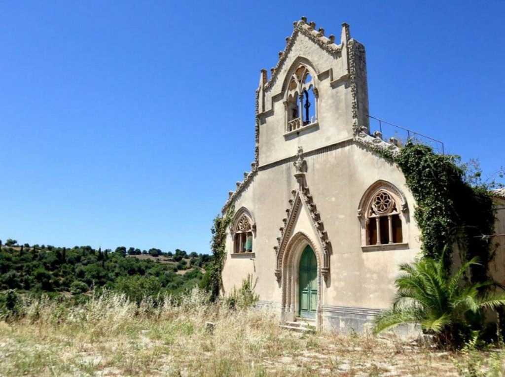 Historic Castle for sale With Church near Ragusa Italy 1