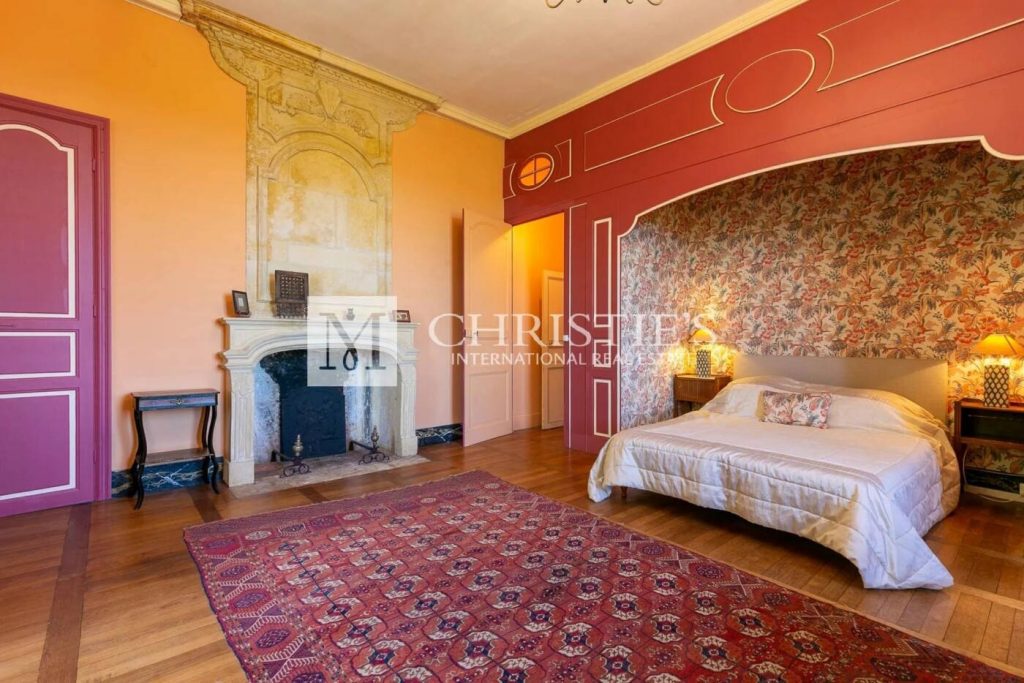 18th century chateau for sale with stunning views 12