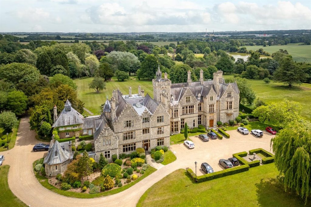 Exceptional Home for Sale in Gothic Baronial Hall - Gilston Park House England 1